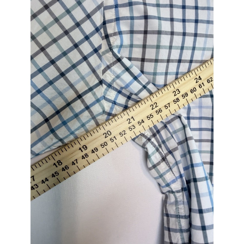 Rodd & Gunn Shirt Mens S Blue Gingham Plaid Sports Fit Long Sleeve Button Down - Picture 9 of 14